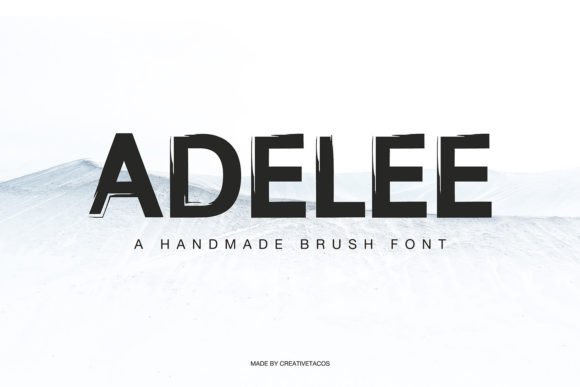 Adelee: A Versatile Handwritten Font for Creative Projects