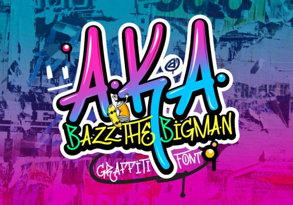 Aka: The Graffiti-Styled Font That Brings Street Vibe to Your Designs