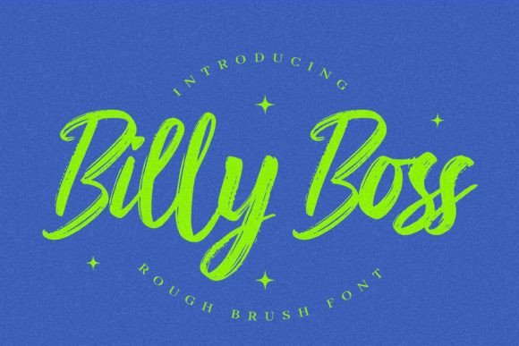 Billy Boss: The Handwritten Font That Elevates Creative Projects