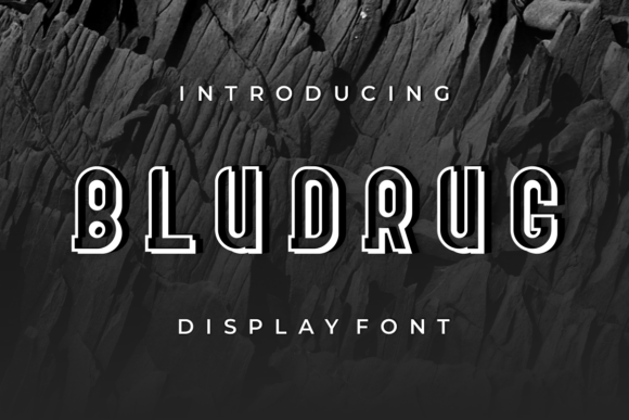 Bludrug: A Bold and Authentic Font for Modern Branding and Design