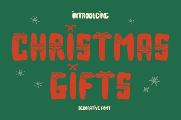 Christmas Gifts: A Playful Font for Festive Designs