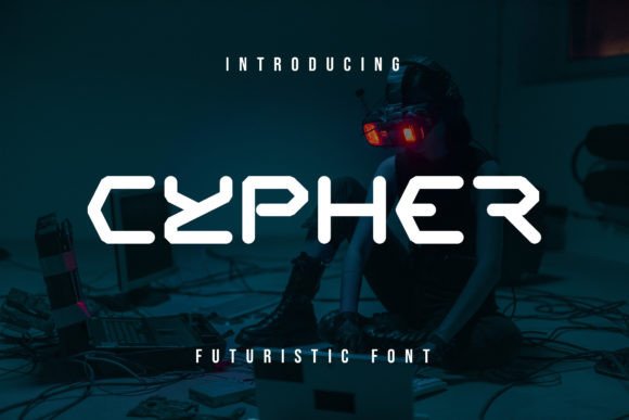 Cypher: A Futuristic Display Font for Modern Designers