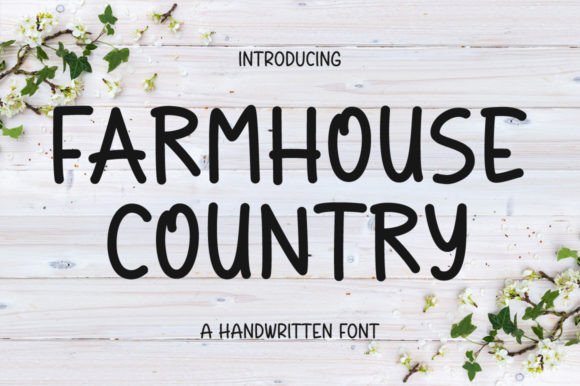 Farmhouse Country: A Versatile Font for Thoughtful Design and Strategic Branding