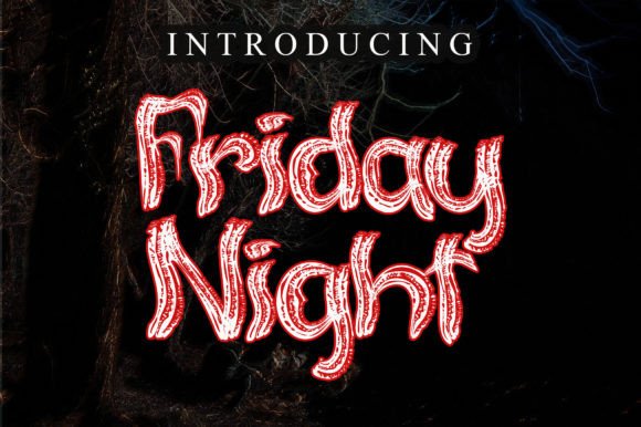 Friday Night: The Horror Font That Elevates Your Designs