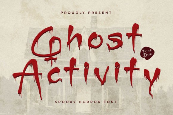 Ghost Activity: The Eerie Handwritten Font for Spooky Designs