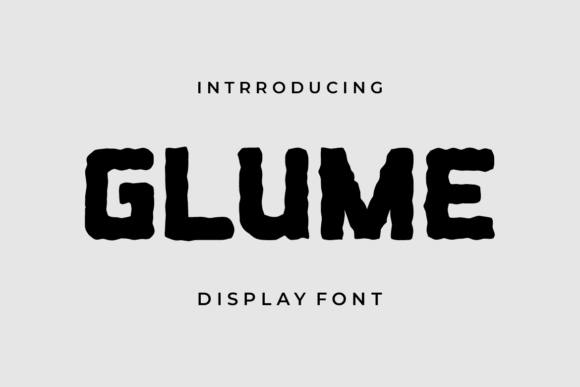 Glume: A Bold, Playful Font for Creative Projects