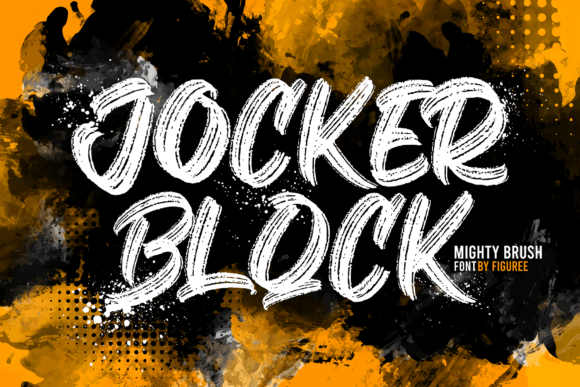 Jocker Block: A Bold, Hand-Drawn Font with Urban Flair