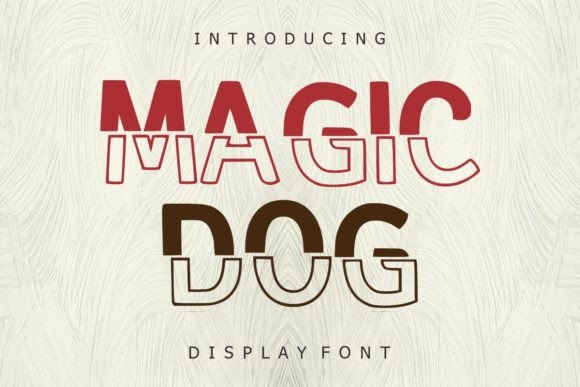 Magic Dog: A Playful Display Font for Creative Projects