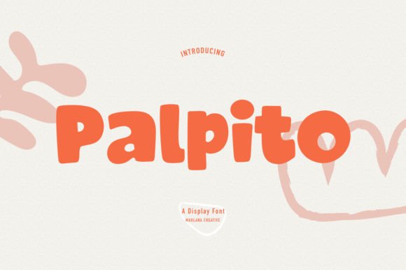 Palpito: A Playful Font for Expressive Design