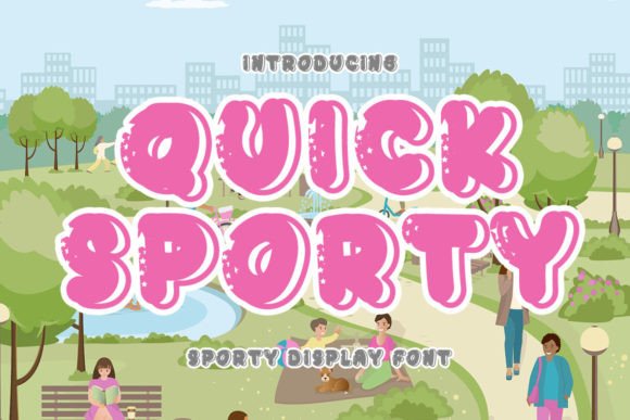 Quick Sporty: A Versatile Display Font for Modern Designers and Businesses