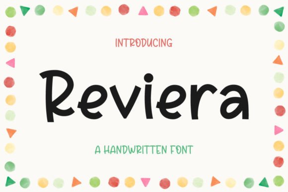 Reviera: The Handwritten Font That Adds a Personal Touch to Your Designs
