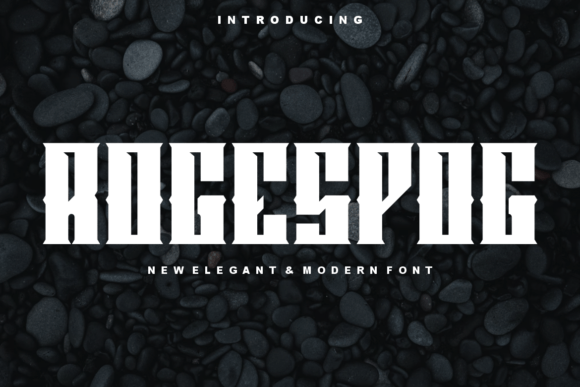 Rogespog: A Modern Display Font for Impactful Typography