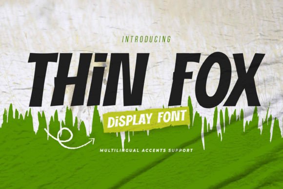 Thin Fox: A Versatile Display Font with Natural Elegance