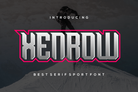 Xenrow: A Modern Display Font for Bold Statements