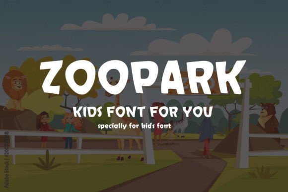 Zoopark: A Fun and Friendly Font for Creative Expression